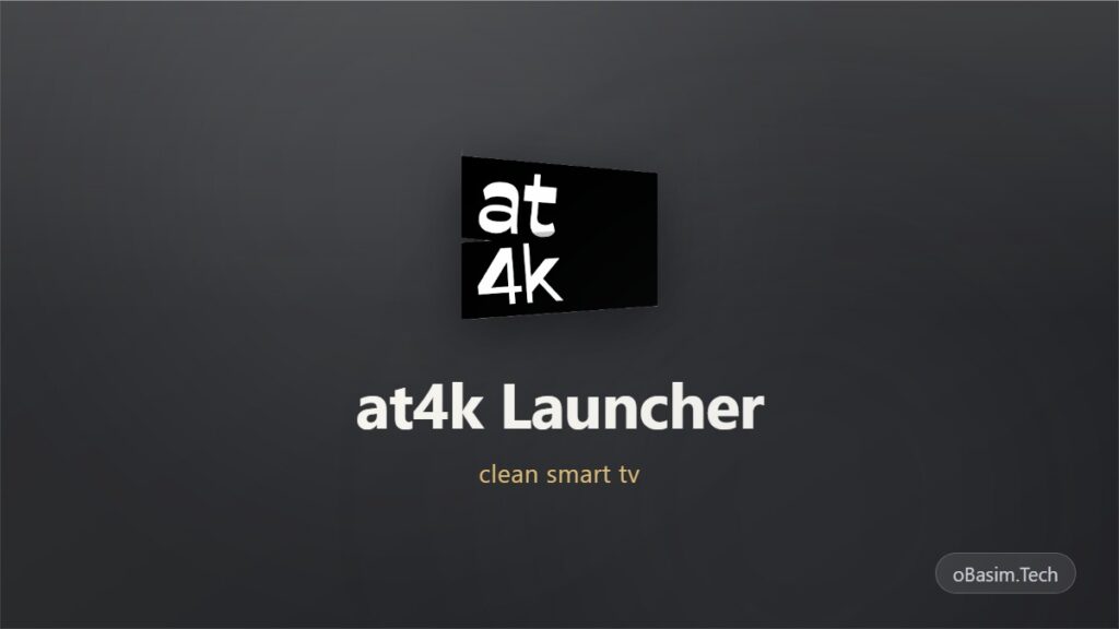 AT4K Launcher: واجهة نظيفة للتلفزيون الذكي بدون اعلانات