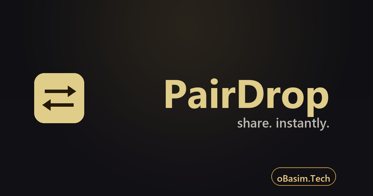PairDrop نقل الملفات بين الاجهزة من المتصفح