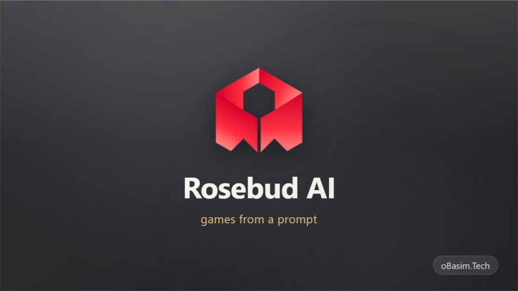 Rosebud AI: صنع العاب بالذكاء الاصطناعي بامر واحد