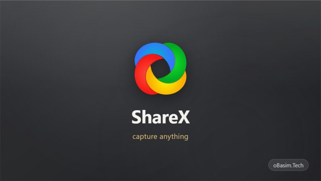 ShareX لقطات وتسجيل الشاشة