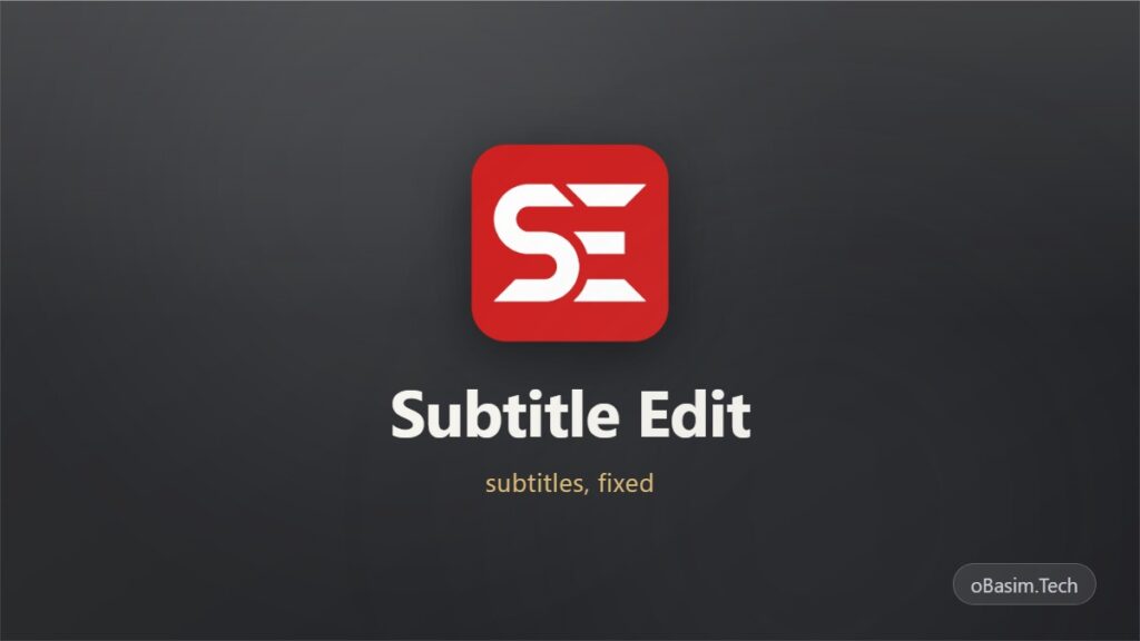 Subtitle Edit: تعديل ومزامنة توقيت الترجمة مجانا